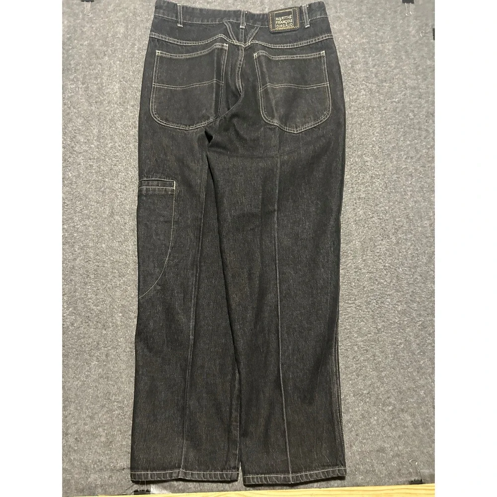 Marithe Francois girbaud jeans mens black baggy Y2K Fit 35X31.5 (tag 36) skater
